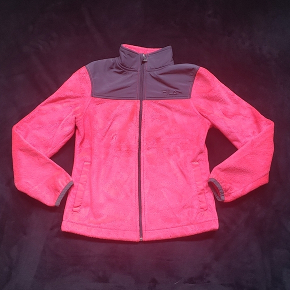 Fila Other - FILA BRIGHT PINK FLEECE JACKET